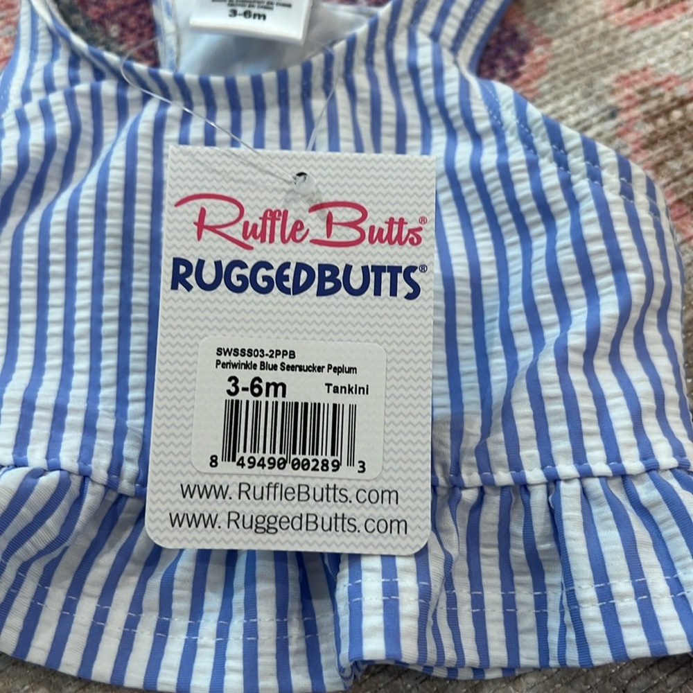 NWT Ruffle Butts swim set - Picture 4 of 11